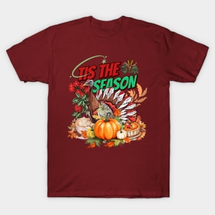 Turkey Thanksgiving a Farmer Farming and Autumn Enthusiasts T-Shirt